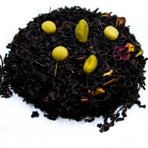 Tè Nero pistacchio e marzapane